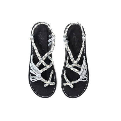 handmade vegan sandals, comfortable bohemian chic footwear
